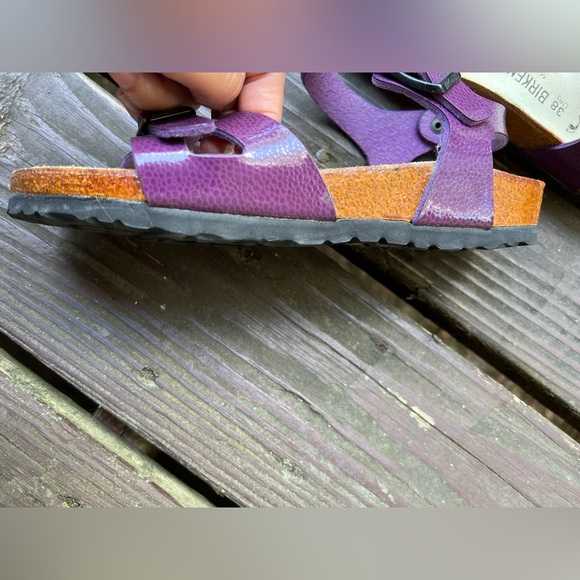 Birkenstock Purple Rio Sandals Size 38 - Picture 3 of 4